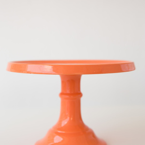 Orange Cake Stand - κεραμικό, γάμος, βάπτιση, διακόσμηση βάπτισης, είδη σερβιρίσματος, τουρτιέρες - 5