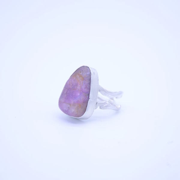 ''Indian Ruby'' ring - statement, ημιπολύτιμες πέτρες, ημιπολύτιμες πέτρες, ροζ, vintage, μοναδικό, ασήμι 925, ασήμι 925