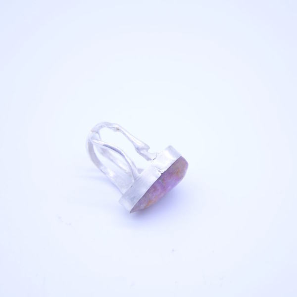 ''Indian Ruby'' ring - statement, ημιπολύτιμες πέτρες, ημιπολύτιμες πέτρες, ροζ, vintage, μοναδικό, ασήμι 925, ασήμι 925 - 3