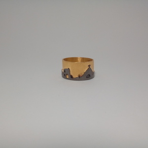 Δαχτυλίδι ασημένιο επιχρυσωμένο - επιχρυσωμένα, ασήμι 925, ασήμι 925, δαχτυλίδι
