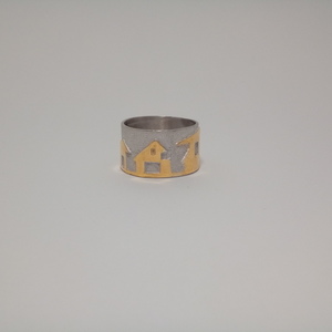 Δαχτυλίδι ασημένιο επιχρυσωμένο - ασήμι, επιχρυσωμένα, ασήμι 925, δαχτυλίδι - 2