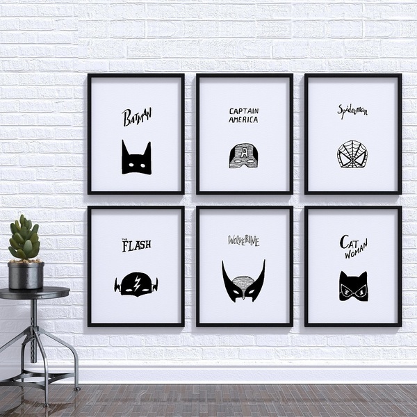 Catwoman - Διακοσμητικές εκτυπώσεις - εκτύπωση, αγόρι, χαρτί, αφίσες, παιδικό δωμάτιο, σούπερ ήρωες - 5