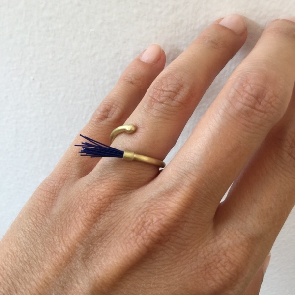 Δαχτυλιδι χειροποίητο με χρωματιστή λεπτομέρεια(2+1Δωρο) - μοναδικό, μοντέρνο, ορείχαλκος, δαχτυλίδι, χειροποίητα, minimal, βεράκια, μικρά, αυξομειούμενα, φθηνά - 5