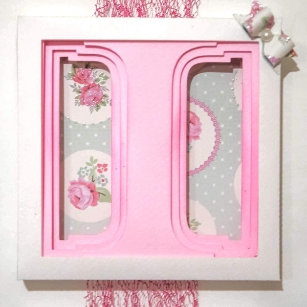 Διακοσμητικό κρεμαστό για κορίτσι - κορδέλα, ροζ, διακοσμητικό, κορίτσι, δωμάτιο, παιδικό δωμάτιο, κρεμαστά - 3