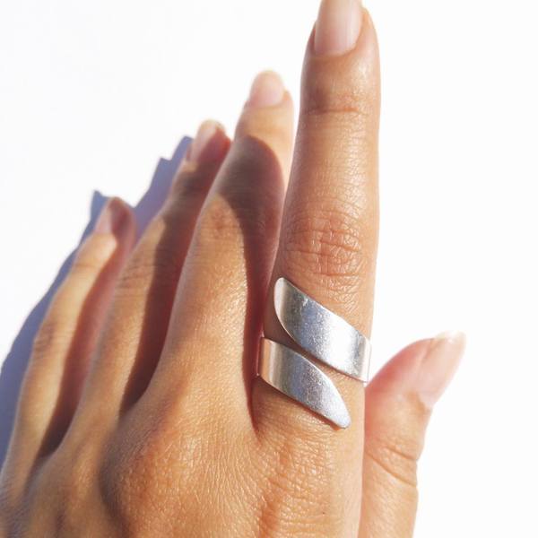δαχτυλίδι πλακέ στριφτό - μοντέρνο, ορείχαλκος, δαχτυλίδι, δαχτυλίδια, minimal, αυξομειούμενα, φθηνά