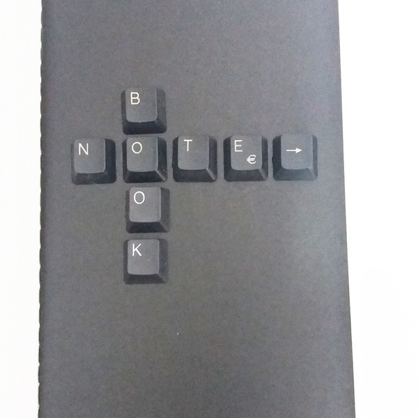 NEW!!! Ηandmade Recycled Keyboard Note book - handmade, ιδιαίτερο, πλαστικό, χαρτί, δώρο, χειροποίητα, δωράκι, γενέθλια, unique, δώρα γενεθλίων, πρωτότυπα δώρα - 2