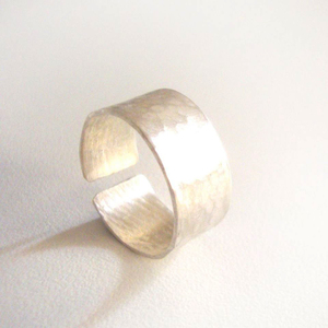 Equal - Ασημένιο δαχτυλίδι - ασήμι 925, ασήμι 925, δαχτυλίδι, σφυρήλατο, all day, minimal, μεγάλα