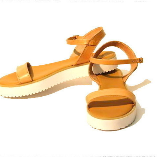 Δερμάτινο Σανδάλι - δέρμα, chic, μοντέρνο, σανδάλια, street style, minimal, ankle strap