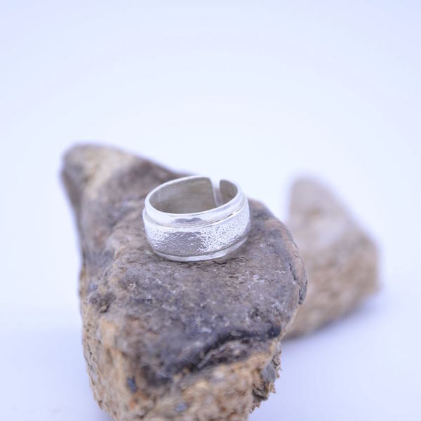 ''Minimal'' silver925 ring - ασήμι 925, χειροποίητα, minimal, βεράκια, rock, αυξομειούμενα