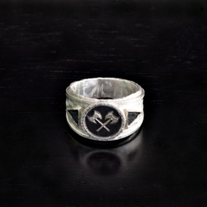 Ασημένιο Δαχτυλίδι Viking - vintage, γυναικεία, chevalier, ασήμι 925, ασήμι 925, ανδρικά, δαχτυλίδι, unisex, boho, rock, σταθερά - 2