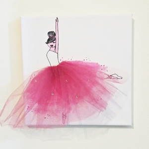 Σετ από δύο κάδρα "Dance like nobody is watching.." - handmade, μοναδικό, πίνακες & κάδρα, καμβάς, κορίτσι, δώρο, χειροποίητα, δωράκι, γενέθλια, personalised, unique, παιδικό δωμάτιο, gift, κρεμαστά, παιδικά κάδρα