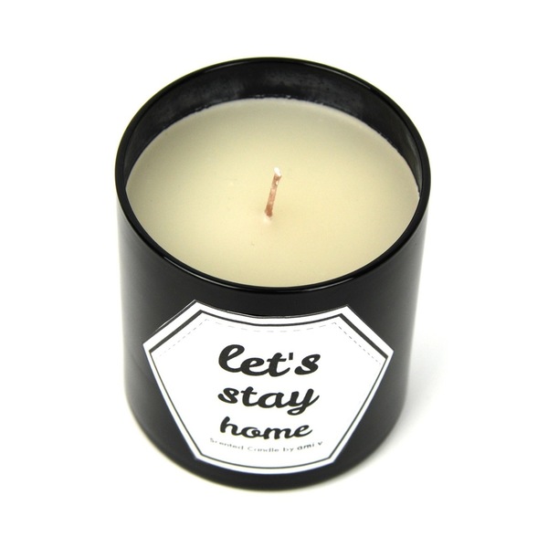 Αρωματικό κερί - Βανίλια - Let's stay home - δώρο, είδη δώρου, κερί, κερί, αρωματικά κεριά, αρωματικό - 2