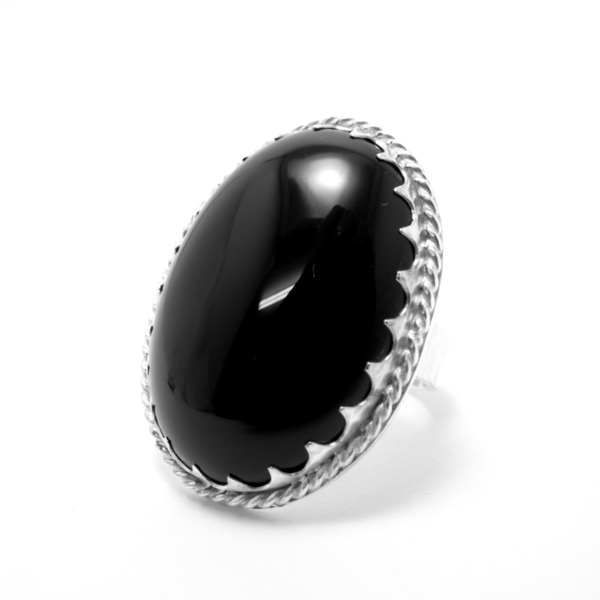 " Magic Black Onyx " - Χειροποίητο επάργυρο δαχτυλίδι με Μαύρο Όνυχα! - statement, ημιπολύτιμες πέτρες, ημιπολύτιμες πέτρες, chic, handmade, βραδυνά, fashion, vintage, ιδιαίτερο, μοναδικό, μοντέρνο, γυναικεία, sexy, επάργυρα, όνυχας, όνυχας, donkey, δαχτυλίδι, χειροποίητα, romantic, must αξεσουάρ, κλασσικά, γυναίκα, unique, boho, ethnic, έλληνες σχεδιαστές