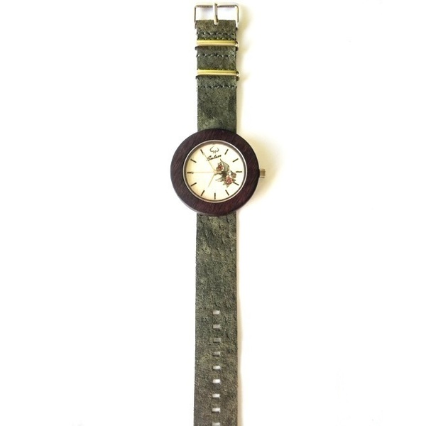“Οres” – Auxo [Αυξώ]|Handmade wooden watch - δέρμα, ξύλο, ρολόι, χειροποίητα, αξεσουάρ, ξύλινο, απόλυτο αξεσουάρ, unisex, unique - 2