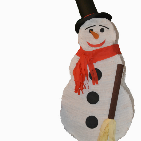 Πινιατα χιονάνθρωπος - αγόρι, γενέθλια, χριστουγεννιάτικο, πινιάτες