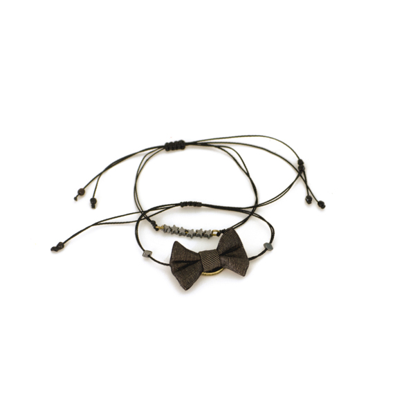 Starlight Bow Bracelets Set