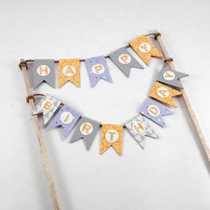 Διακοσμητικά τούρτας "Cake toppers" - μοναδικό, κορίτσι, χαρτί, χειροποίητα, γενέθλια, πάρτυ γενεθλίων, διακοσμητικά για τούρτες, διακοσμητικά, για παιδιά - 3