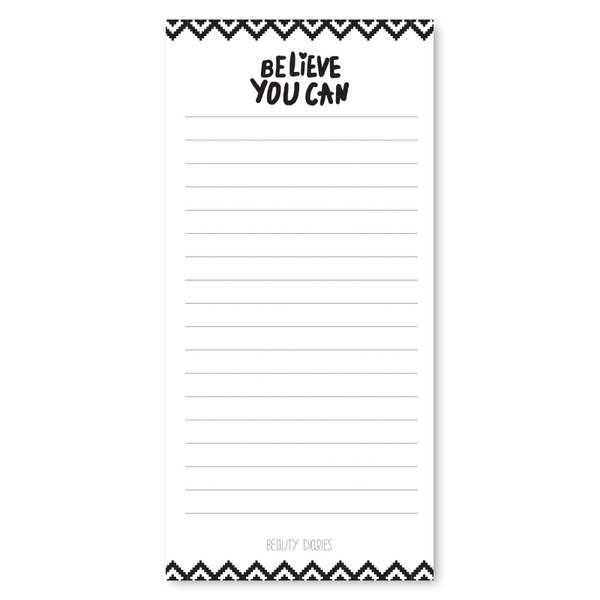 Notes ''Believe you can'' - χαρτί