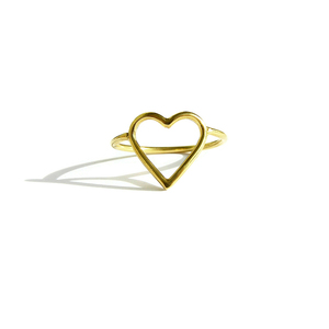 Δαχτυλίδι μίνιμαλ "love ring" - επιχρυσωμένα, ασήμι 925, καρδιά, δώρο, δαχτυλίδι, χειροποίητα, minimal, μικρά, gift, σταθερά, δώρα αγίου βαλεντίνου, επιχρύσωση 14κ, Black Friday, δώρα για γυναίκες - 2
