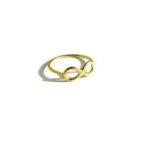 Δαχτυλίδι μίνιμαλ "infinity ring" - επιχρυσωμένα, ασήμι 925, δώρο, άπειρο, χειροποίητα, minimal, βεράκια, woman, gift, σταθερά, επιχρύσωση 14κ, δώρα για γυναίκες