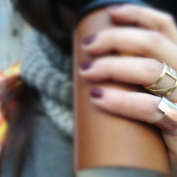 Minimal Δαχτυλίδι Chevalier από Ασήμι 925 & Χαλκό - ασήμι, μοντέρνο, chevalier, χαλκός, χαλκός, δαχτυλίδι - 4