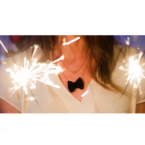 3 Stars Lucky Charm - ύφασμα, φιόγκος, γούρι, επιχρυσωμένα, ασήμι 925, ασήμι 925, αστέρι, μέταλλο, κολιέ, χειροποίητα, romantic, κοντά, σετ, χριστουγεννιάτικο, ατσάλι, κρεμαστά, γούρια - 5