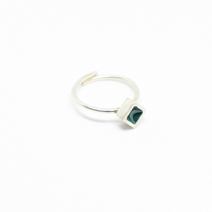 "Diamond" II ring silver - ασήμι 925, γεωμετρικά σχέδια, minimal, βεράκια, αυξομειούμενα, φθηνά