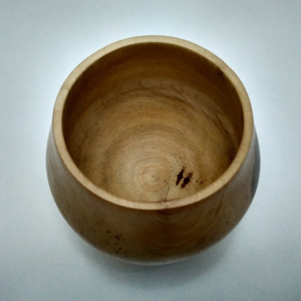 Διακοσμητικό ξύλινο βάζο καρυδιάς - διακοσμητικό, βάζα & μπολ, ξύλινο - 2