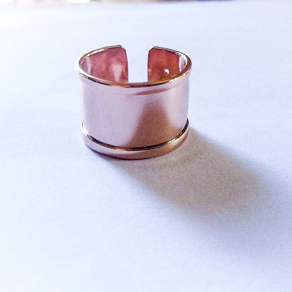 αυξομειούμενο ροζ χρυσό δαχτυλίδι - statement, επιχρυσωμένα, ορείχαλκος, δαχτυλίδι, minimal, μεγάλα, αυξομειούμενα, φθηνά