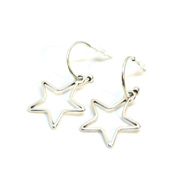 Σκουλαρίκια mini stars - ορείχαλκος, αστέρι, σκουλαρίκια - 2