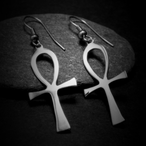 " Ankh " - Χειροποίητα επάργυρα ή επίχρυσα 18Κ σκουλαρίκια Ankh! - βραδυνά, fashion, vintage, design, ιδιαίτερο, μοναδικό, μοντέρνο, γυναικεία, επιχρυσωμένα, επιχρυσωμένα, ορείχαλκος, επάργυρα, σταυρός, donkey, χειροποίητα, romantic, minimal, must αξεσουάρ, personalised, γυναίκα, unisex, ethnic, rock, αρχαιοελληνικό, κρεμαστά, γάντζος - 3