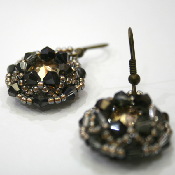 Λαμπερά σκουλαρίκια σε υπέροχες αποχρώσεις !! - μοντέρνο, κρύσταλλα, χάντρες - 3
