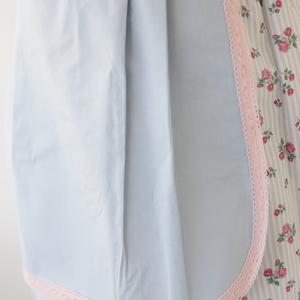 Mother's Secret Garden Apron - βαμβάκι, φιόγκος, δαντέλα, ποδιές μαγειρικής, δώρα γάμου, φλοράλ - 3