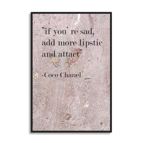 Dusty Pink Αφισα Coco Chanel / typography print Coco Chanel - εκτύπωση, διακοσμητικό, γυναικεία, χαρτί, επιτοίχιο, δώρο, τοίχου, αφίσες, πρωτότυπο, gift, gift idea, δώρα γενεθλίων, δώρα για γυναίκες