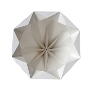 Χάρτινο καπέλο λάμπας origami - χαρτί, origami, χειροποίητα, δώρα γάμου, οροφής - 2