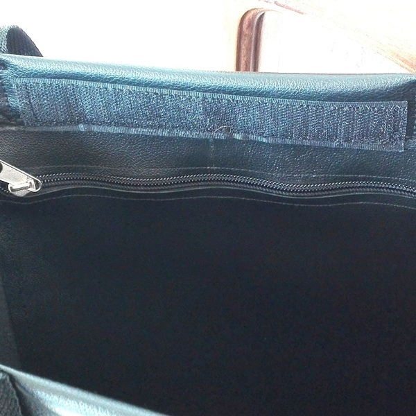 Τσάντα με ανάγλυφη τσέπη - fashion, ώμου, μεγάλες, minimal, δερματίνη, boho, φθηνές - 3