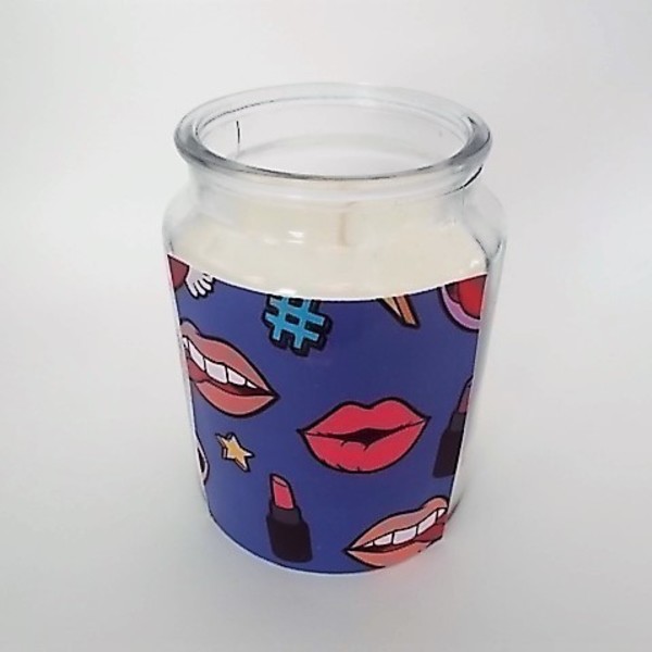 Popart Lips Candle Decor - γυαλί, decor, κερί, gift idea, δώρα για γυναίκες - 2