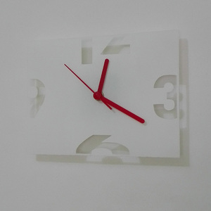 Ρολόι τοίχου από πλέξιγκλας - ξύλο, ξύλο, μοντέρνο, ρολόι, ακρυλικό, plexi glass, επιτραπέζια, ρολόγια - 4