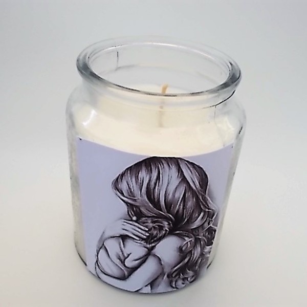 Motherhood Candle Decor - γυαλί, βρεφικά, gift idea, γιορτή της μητέρας, δώρα για γυναίκες - 2