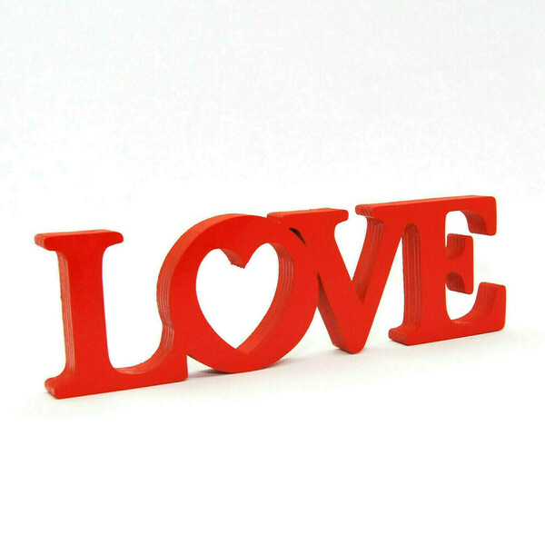 Επιγραφή LOVE από σημύδα - ξύλο, δώρο, αγάπη, ξύλινο, ξύλινο, διακοσμητικά - 4