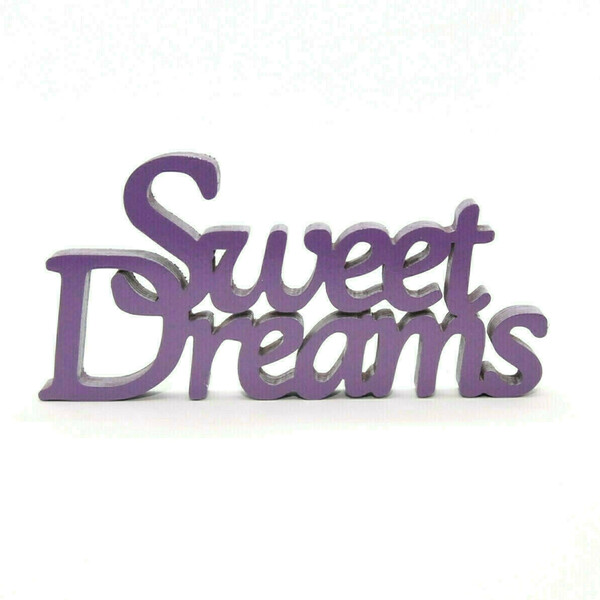 Ξύλινη επιγραφή Sweet dreams - ξύλο, δώρο, σπίτι, χειροποίητα, δωμάτιο, ξύλινο, ξύλινο, διακοσμητικά