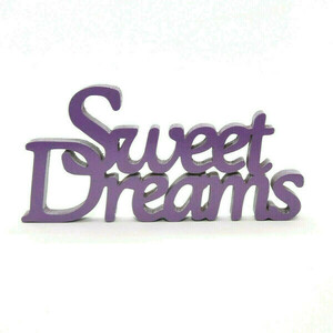 Ξύλινη επιγραφή Sweet dreams - ξύλο, δώρο, σπίτι, χειροποίητα, ξύλινο, ξύλινο, διακοσμητικά