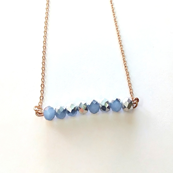 Simple necklace σε 5 χρωματα - αλυσίδες, μοντέρνο, κρύσταλλα, για όλες τις ώρες, minimal, ατσάλι, Black Friday
