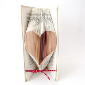 Βιβλίο καρδιά - διακοσμητικό, καρδιά, χαρτί, διακοσμητικά - 3