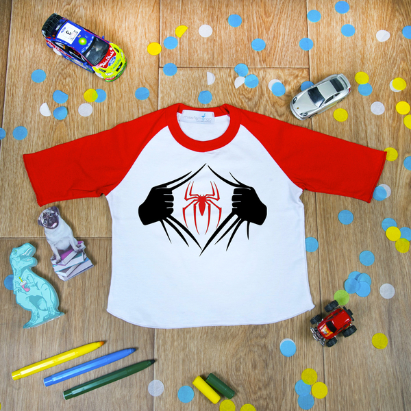 Παιδικό Mπλουζάκι Spiderman, Παιδικό T-shirt για αγόρι, Μπλουζάκι Spiderman με όνομα του παιδιού, Superhero T-shirt, Δώρο για Παιδικό Πάρτυ, Πάρτυ με θέμα Spiderman - βαμβάκι, t-shirt, όνομα - μονόγραμμα, δώρα για βάπτιση, δώρα γενεθλίων, για παιδιά, παιδικά ρούχα - 3