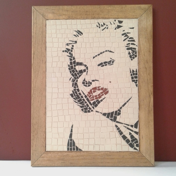 Merilyn Monroe - διακοσμητικό, ξύλο, πίνακες & κάδρα, κεραμικό, χειροποίητα, πέτρες