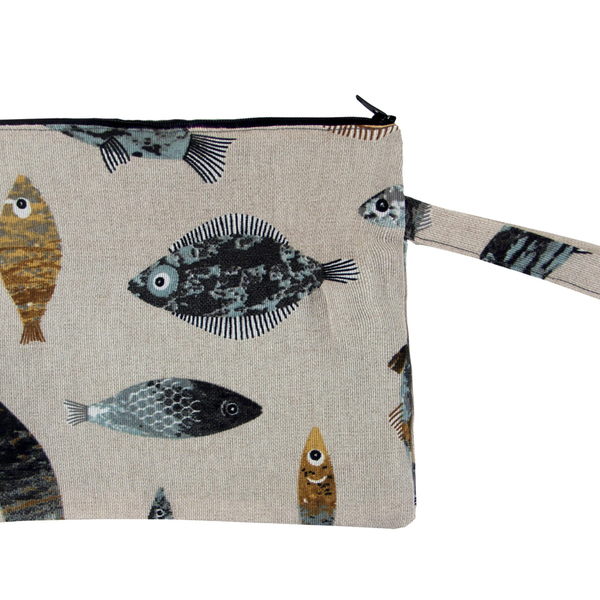 Fish Tale - animal print, φάκελοι, καλοκαίρι, ψάρι, παραλία, δωράκι, minimal, χειρός, δώρα για γυναίκες