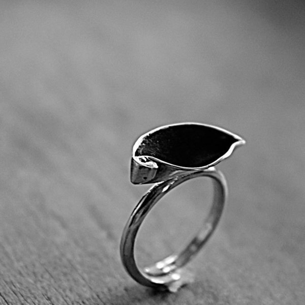 Ασημένιο δαχτυλίδι - Κοχύλι - statement, ασήμι, design, μοντέρνο, γυναικεία, sexy, ασήμι 925, κοχύλι, χειροποίητα, minimal, rock, σταθερά, μεγάλα, αυξομειούμενα, δώρα για γυναίκες - 5
