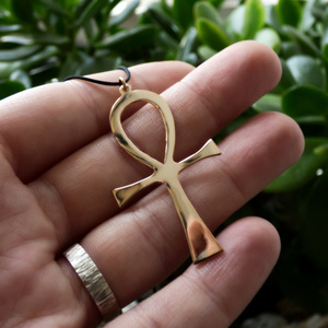 " Ankh " - Χειροποίητο επάργυρο ή επίχρυσο μενταγιόν Ankh! - fashion, vintage, charms, ιδιαίτερο, μοναδικό, μοντέρνο, γυναικεία, επιχρυσωμένα, επιχρυσωμένα, ορείχαλκος, μακρύ, επάργυρα, επάργυρα, σταυρός, donkey, κολιέ, κορδόνια, κορδόνια, χειροποίητα, romantic, must αξεσουάρ, κλασσικά, γυναίκα, unisex, boho, ethnic, μπρούντζος, fashion jewelry, δώρα για γυναίκες, φθηνά - 5