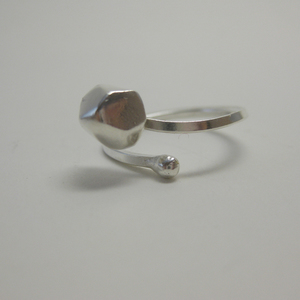 Ασημένιο δαχτυλίδι αυξομειουμενο - μοντέρνο, ασήμι 925, romantic, minimal, rock, αυξομειούμενα - 2